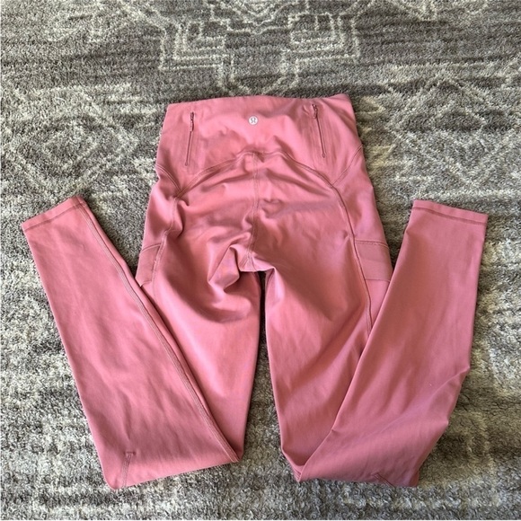 Lululemon Break a Trail Super High Rise Tight 28" Brier Rose Leggings 4 - Picture 8 of 14